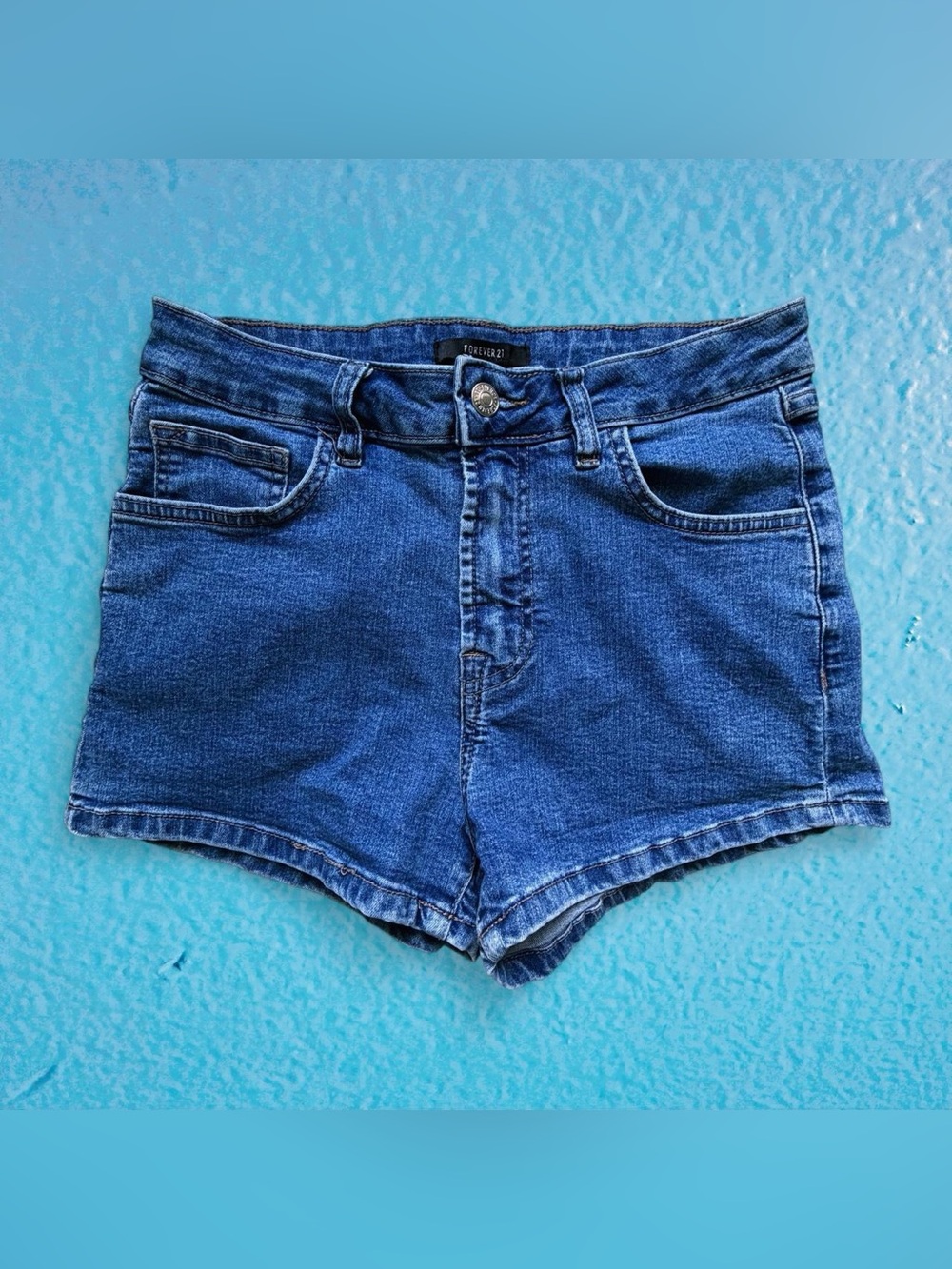 Denim shorts
